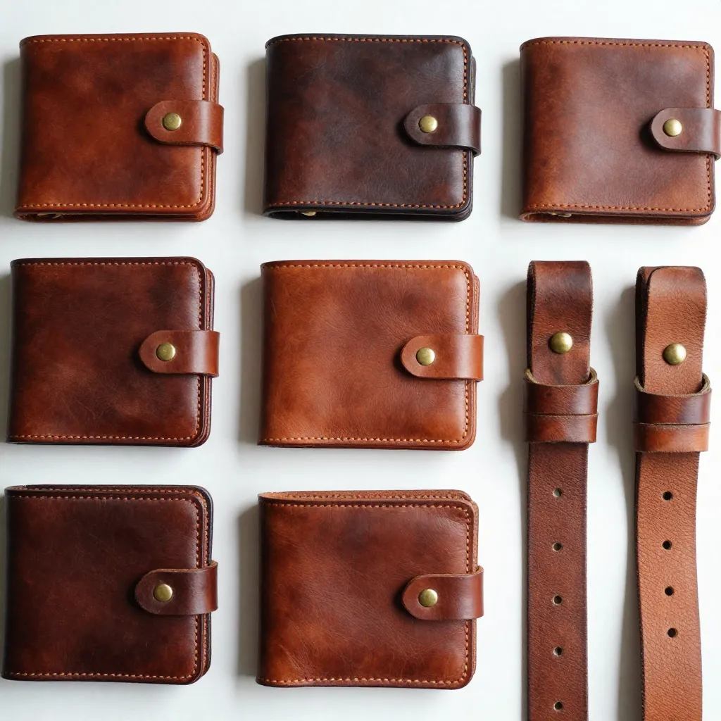 Handcrafted leather collection