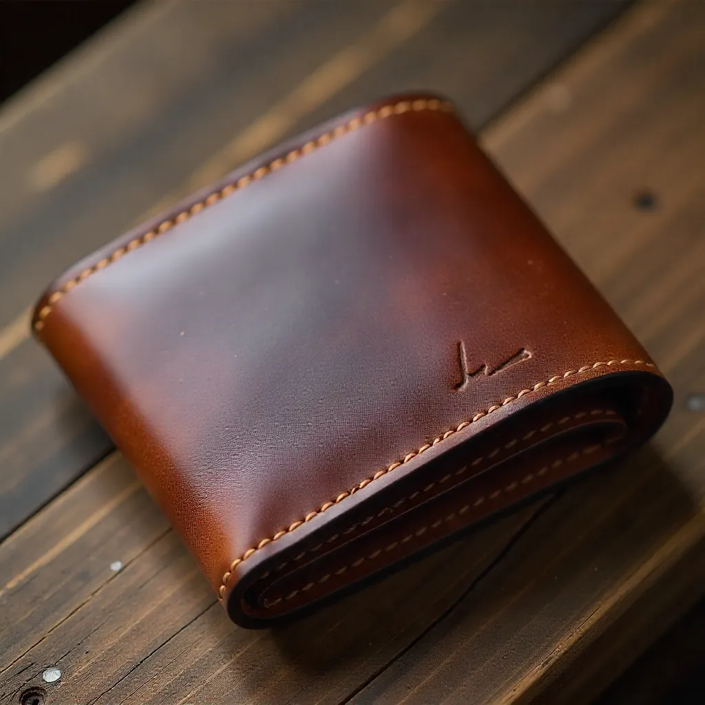 Leather products in natural setting
